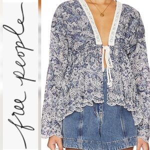 Free People Anissa Bed Jacket Top